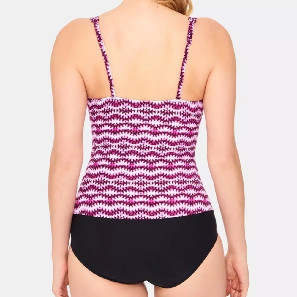 SWIM Solutions Spring Play Tummy Control One Piece - Picture 2 of 5